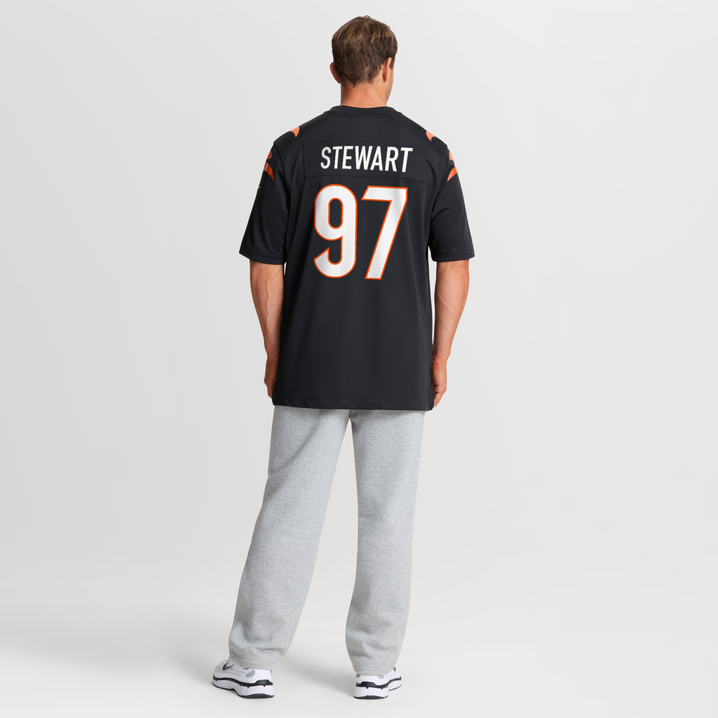 Shemar Stewart Cincinnati Bengals Black Team Game Jersey