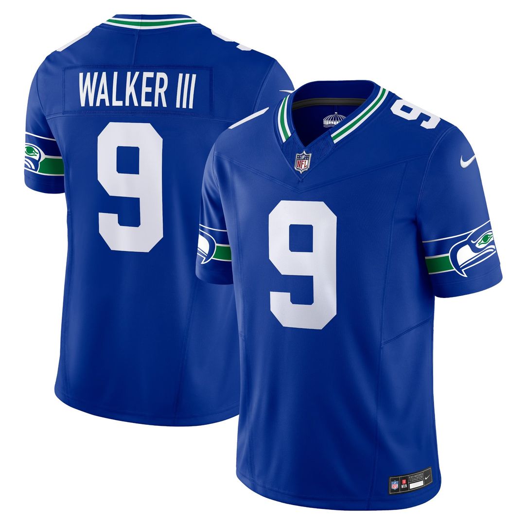 Kenneth Walker III Seattle Seahawks Royal Vapor F.U.S.E. Limited Jersey