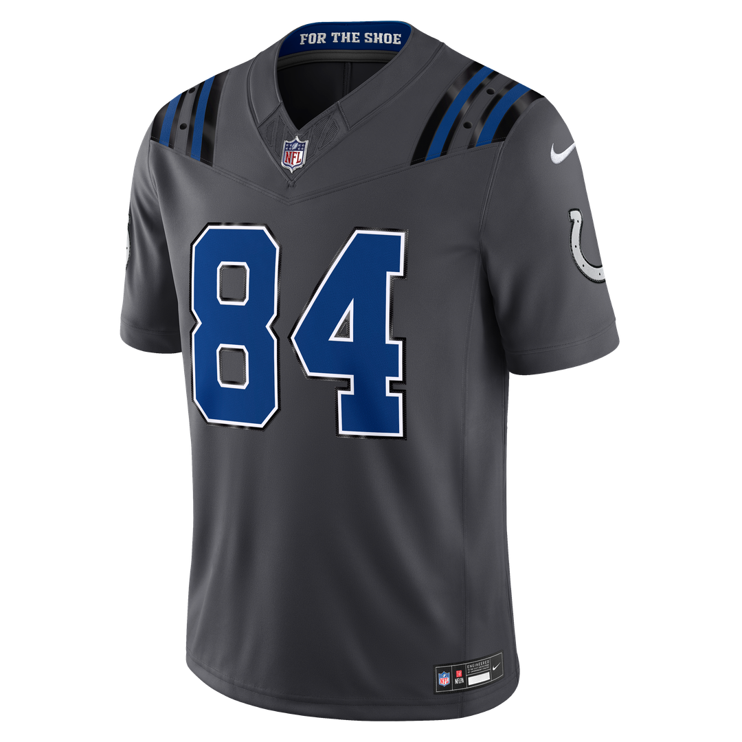 Tyler Warren Indianapolis Colts Anthracite 2026 Rivalries Collection Stitched Limited Jersey