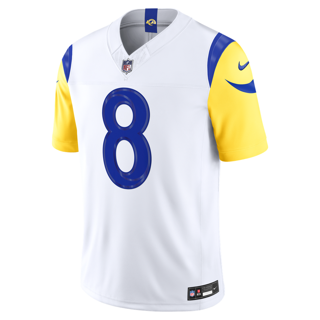 Jared Verse Los Angeles Rams White Vapor F.U.S.E. Stitched Limited Jersey