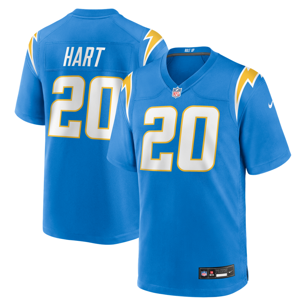 Cam Hart Los Angeles Chargers Powder Blue Team Game Jersey