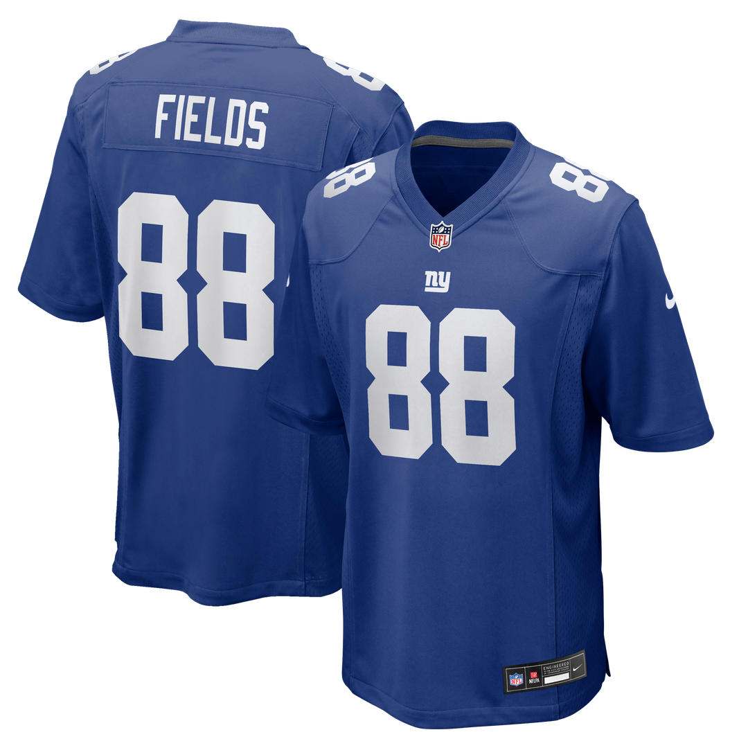 Malachi Fields New York Giants Royal Team Game Jersey