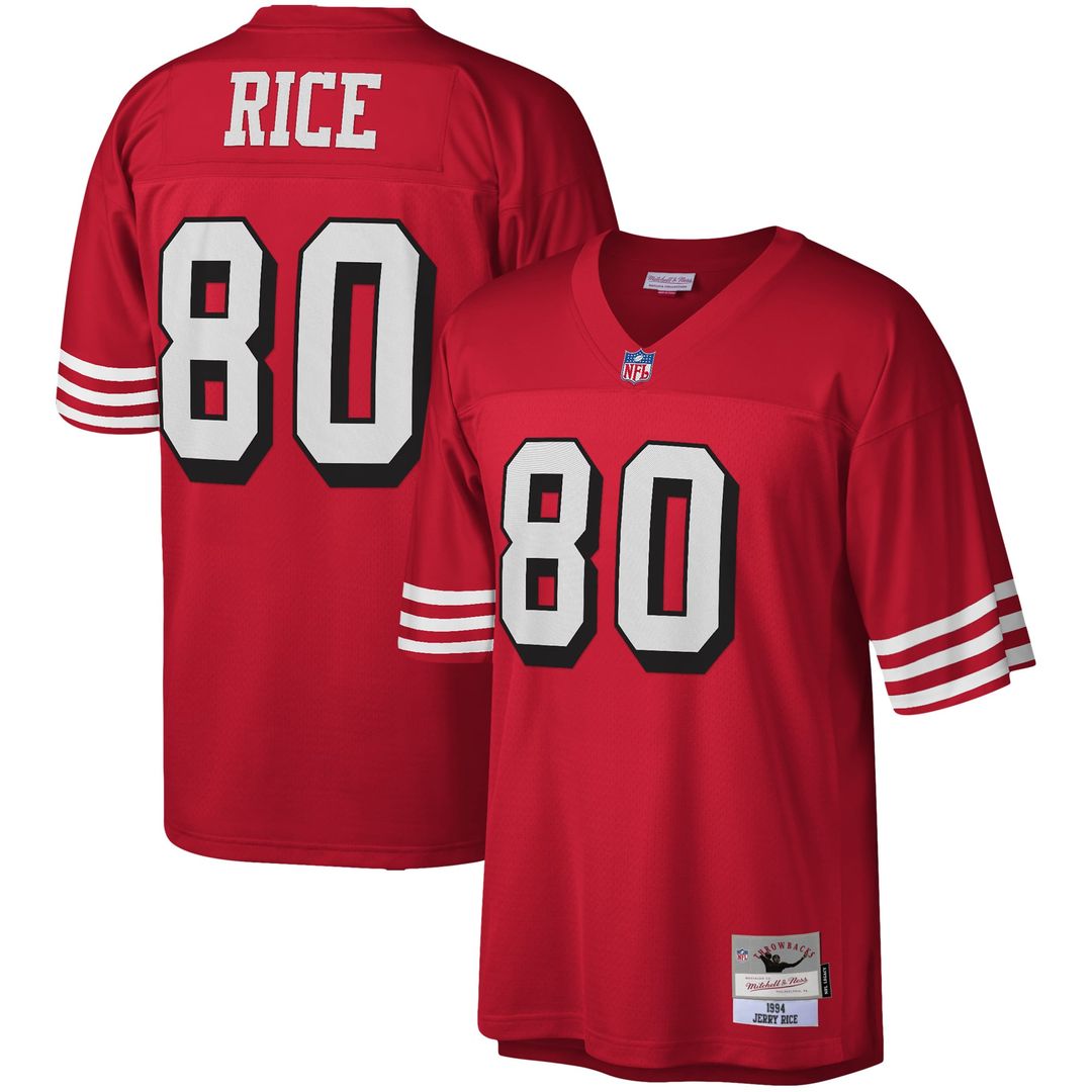 Jerry Rice San Francisco 49ers Scarlet Legacy Replica Jersey