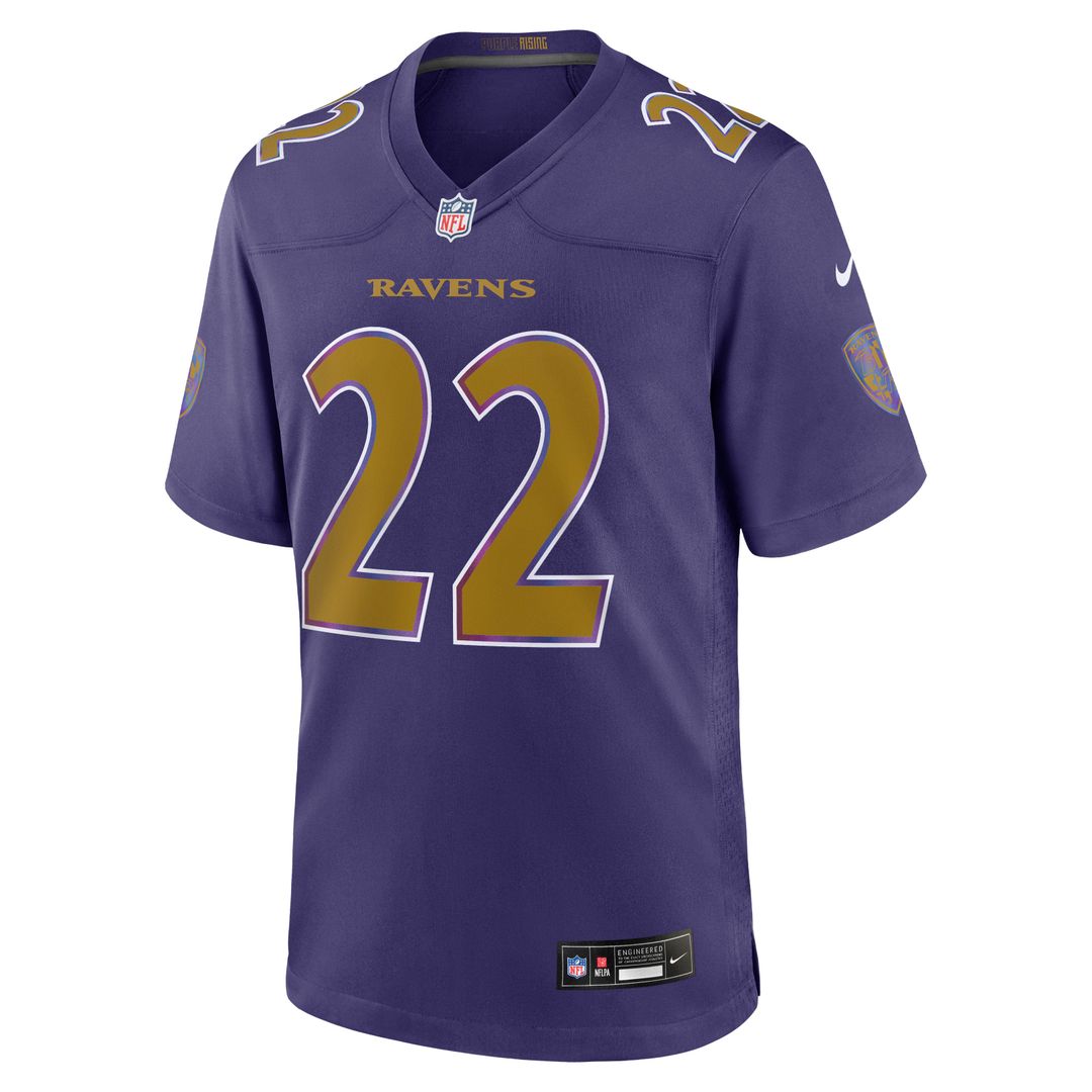 Derrick Henry Baltimore Ravens Black Alternate Game Jersey