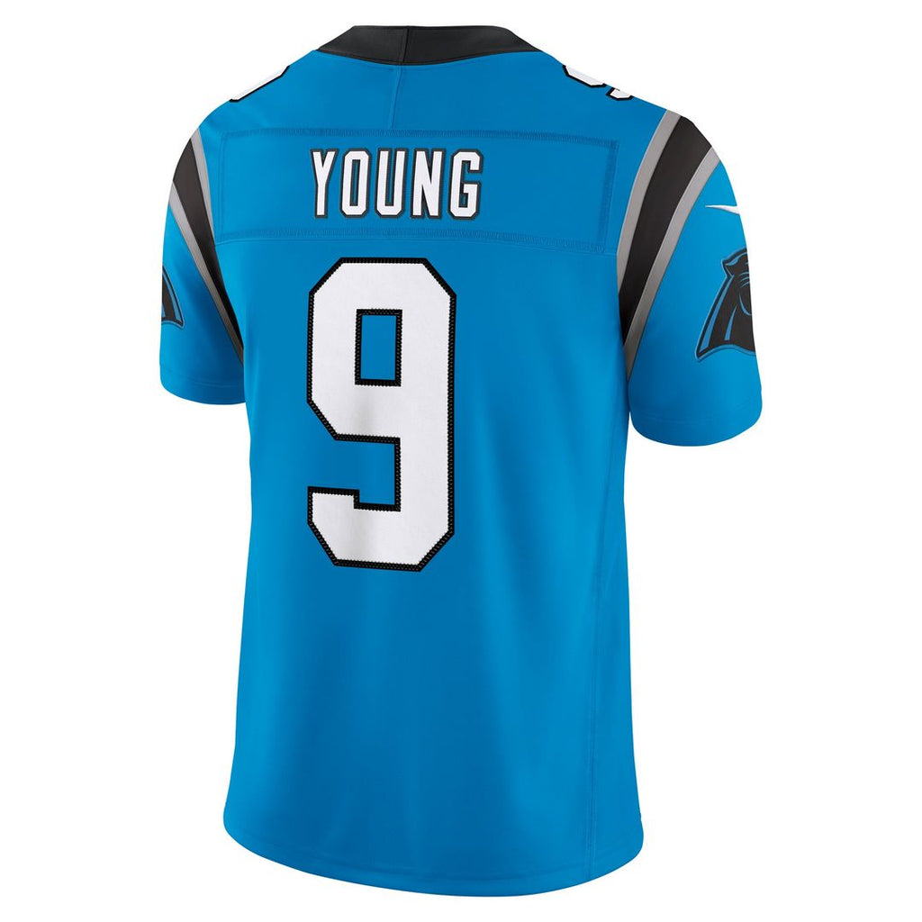 Bryce Young Carolina Panthers Blue Alternate Vapor F.U.S.E. Stitched Limited Jersey