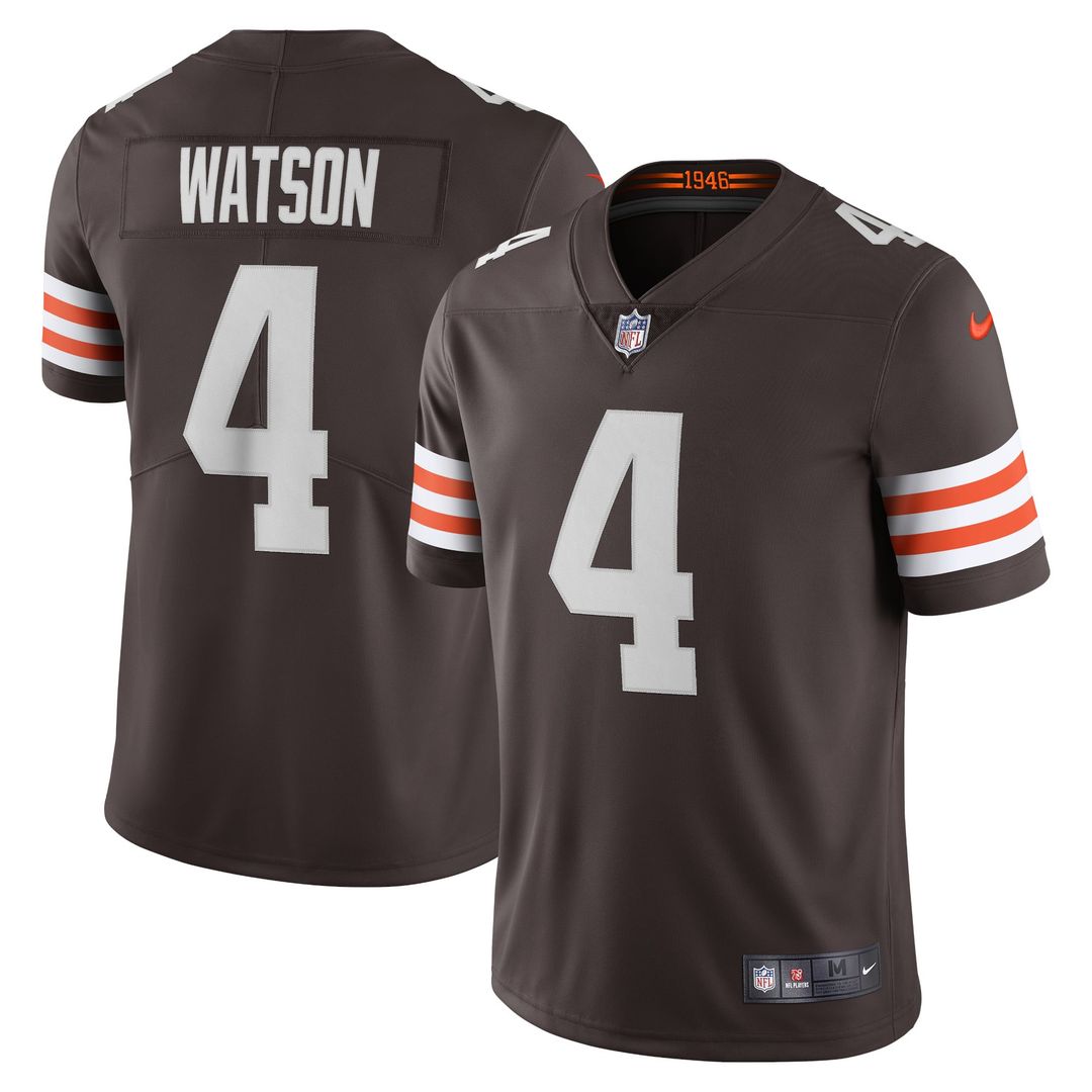 Deshaun Watson Cleveland Browns Brown Vapor Limited Jersey