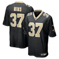 Jordan Mims New Orleans Saints Black Team Game Jersey