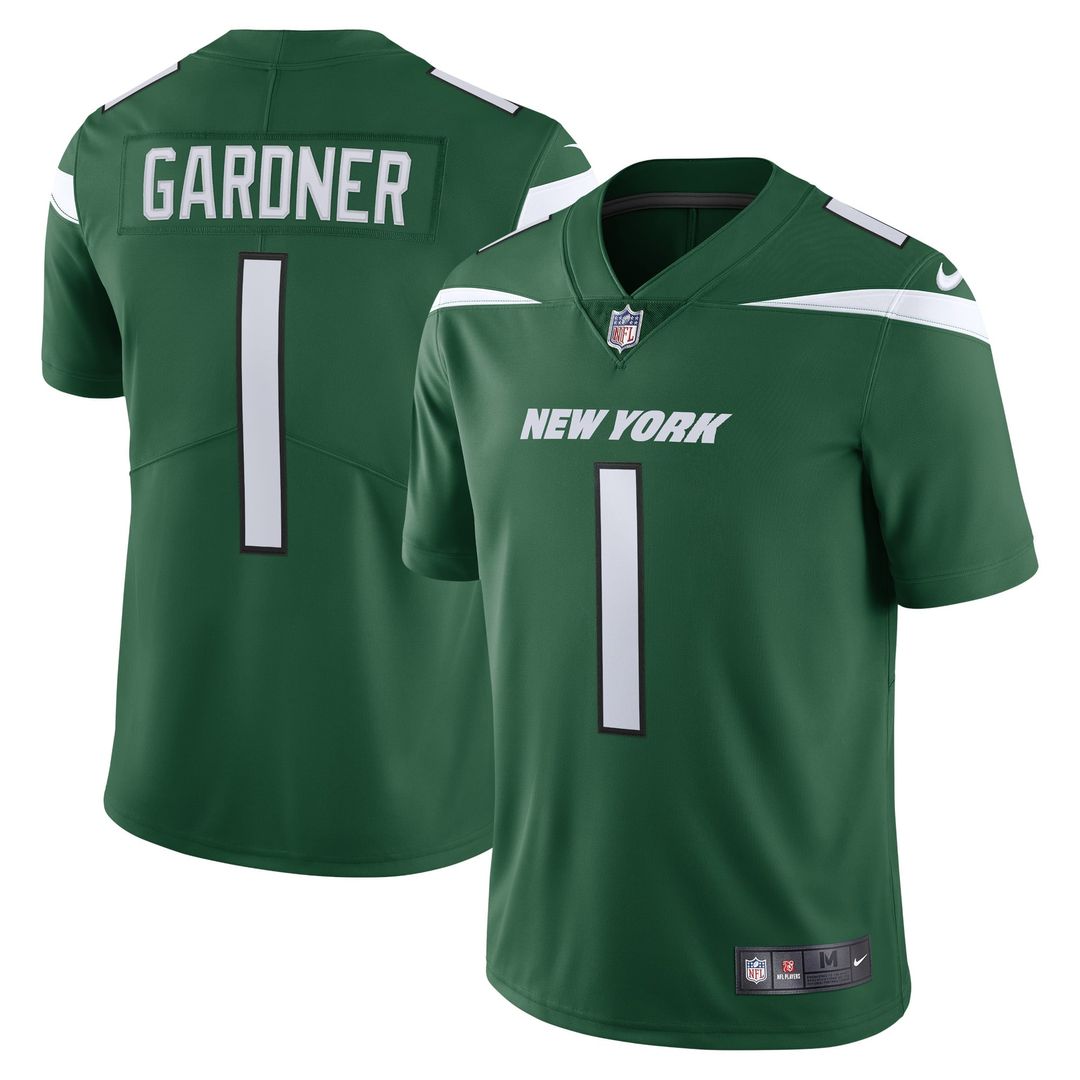 Ahmad Sauce Gardner New York Jets Green Vapor Limited Jersey
