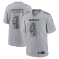 Dak Prescott Dallas Cowboys Gray Atmosphere Fashion Game Jersey