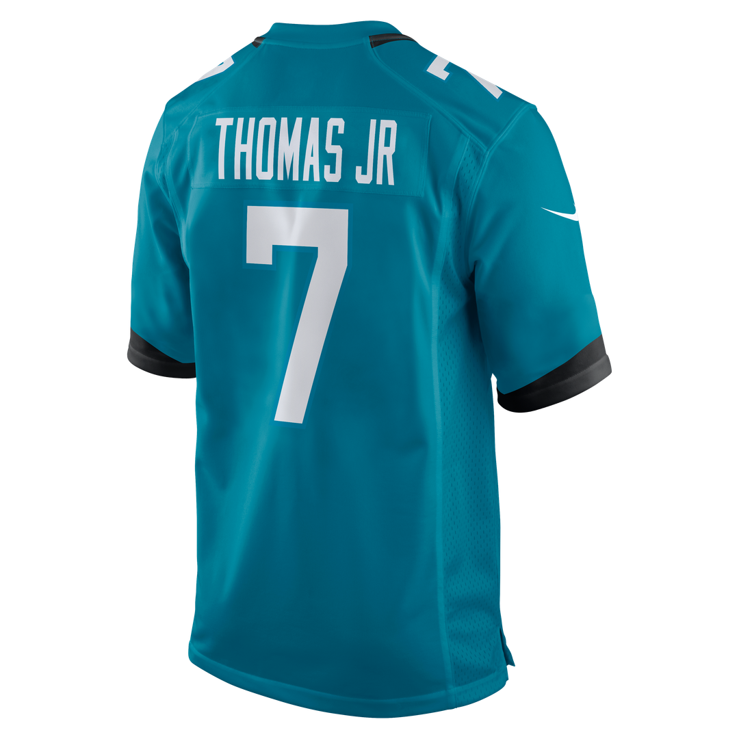 Brian Thomas Jr Jacksonville Jaguars Teal Player Game Jersey