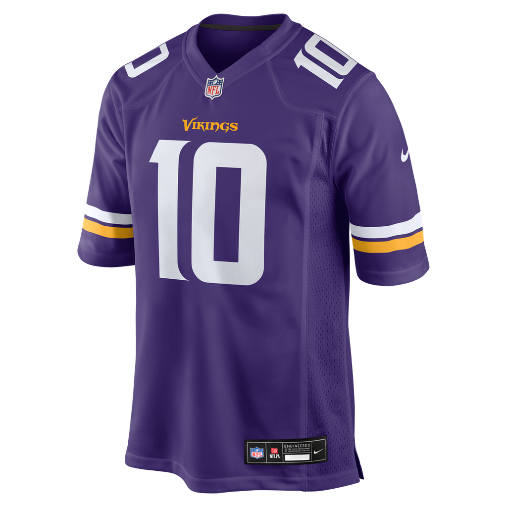 Fran Tarkenton Minnesota Vikings Purple Game Retired Player Jersey