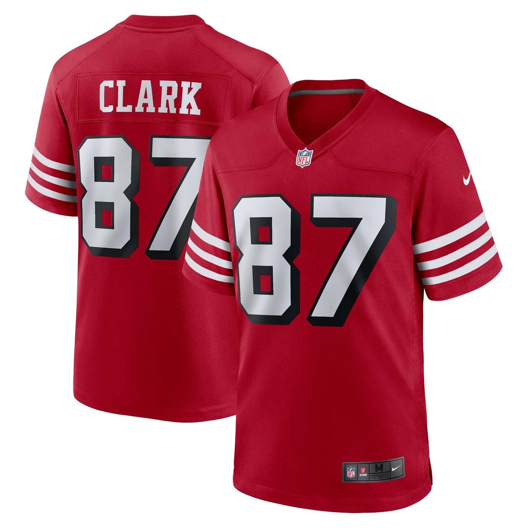 Dwight Clark San Francisco 49ers Scarlet Retired Player Alternate Game Jersey