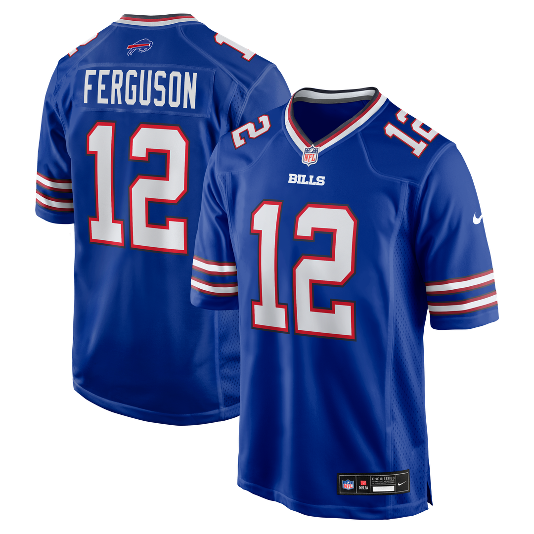 Joe Ferguson Buffalo Bills Royal Game Retired Player Jersey