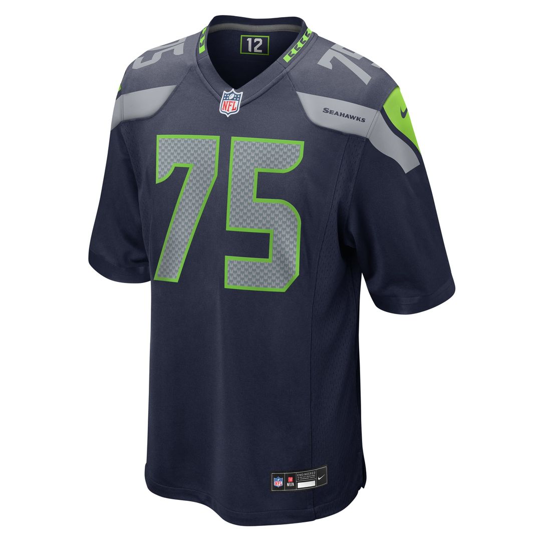 Anthony Bradford Seattle Seahawks College Navy Game Jersey