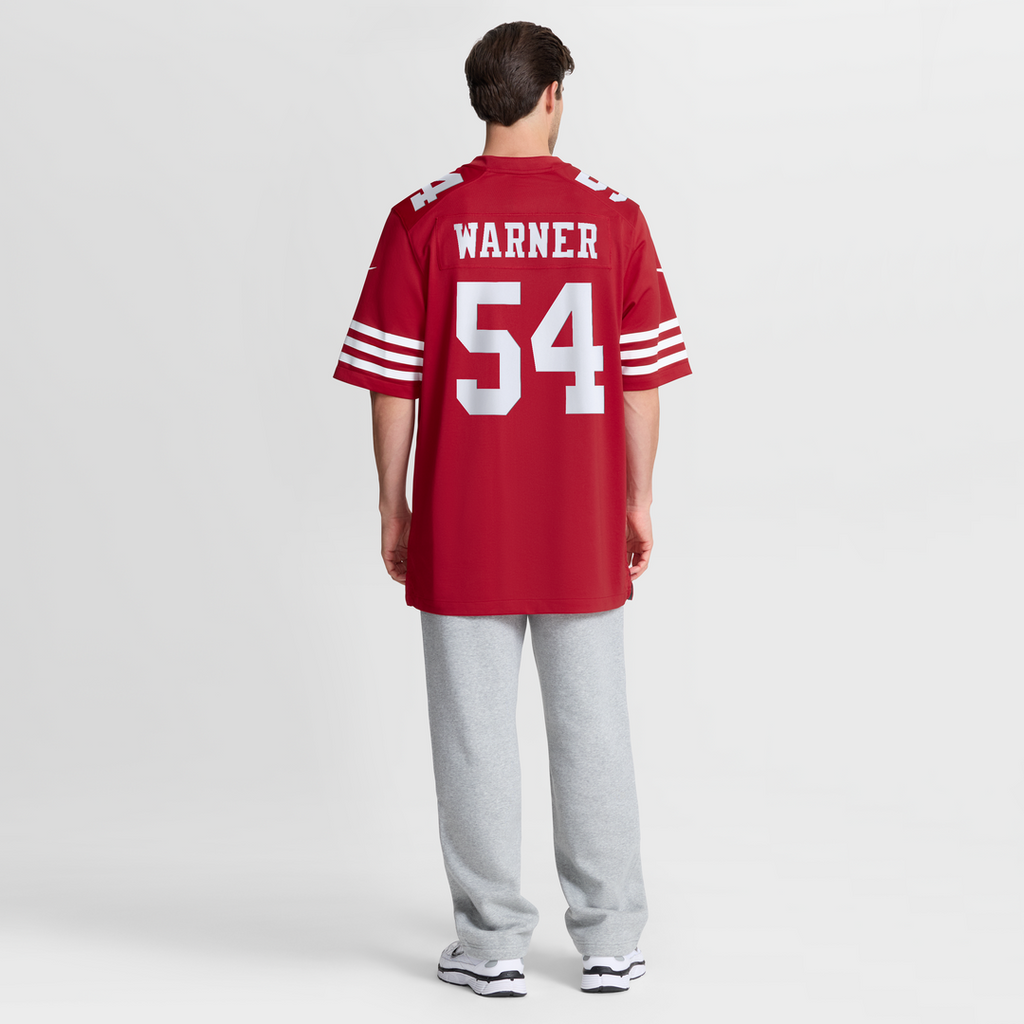 Fred Warner San Francisco 49ers Scarlet Team Game Player Jersey