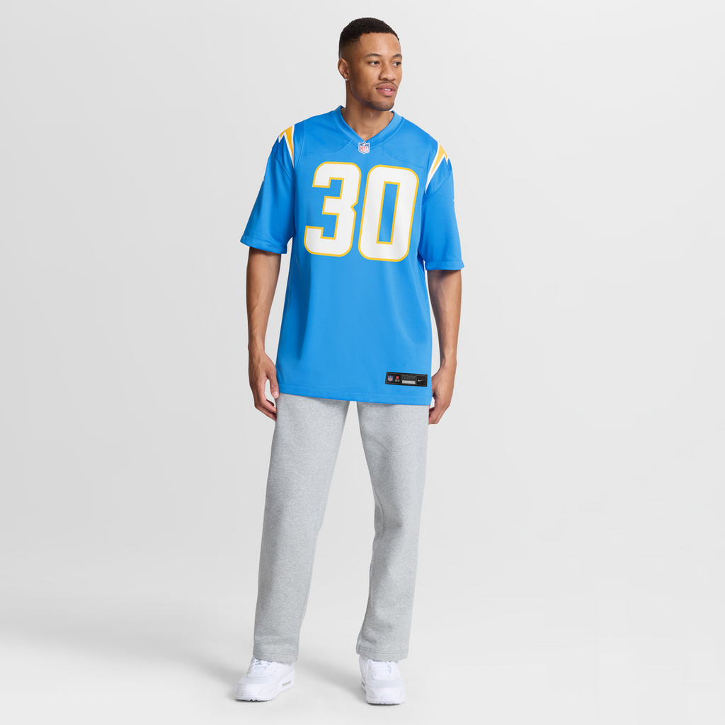 Alec Ingold Los Angeles Chargers Powder Blue Team Game Jersey