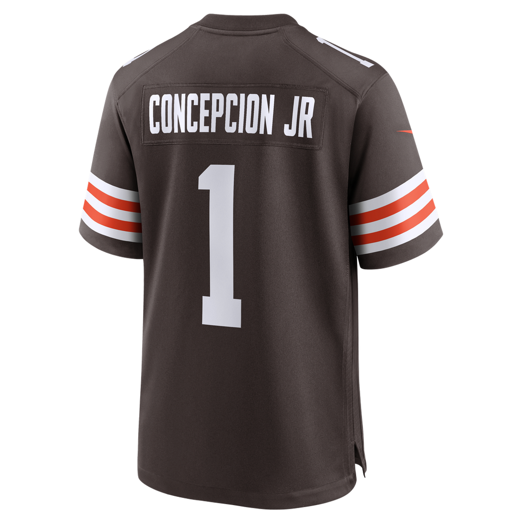 KC Concepcion Jr. Cleveland Browns Brown Team Game Jersey