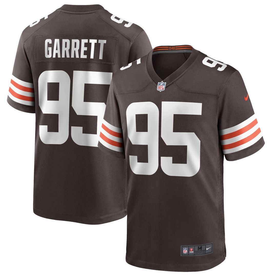 Myles Garrett Cleveland Browns Brown Game Player Jersey