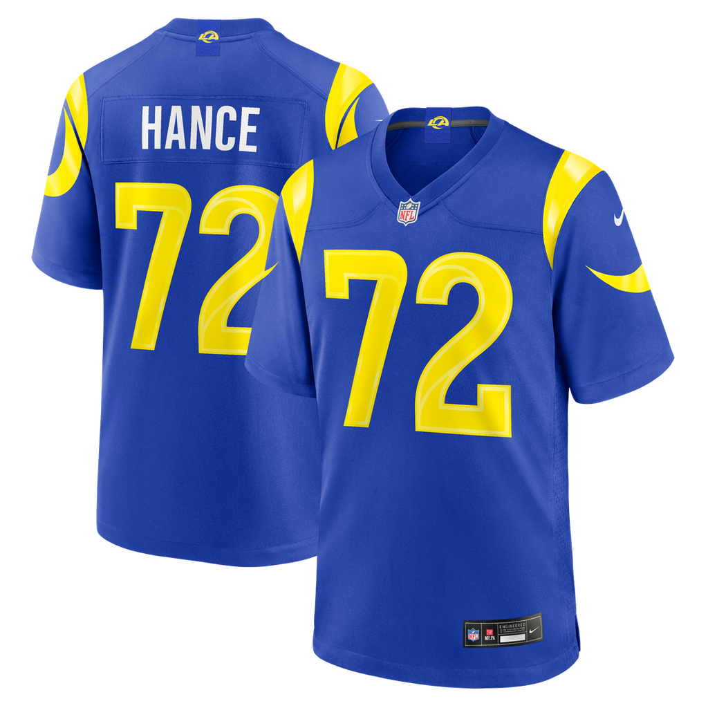 Blake Hance Los Angeles Rams Royal Team Game Jersey