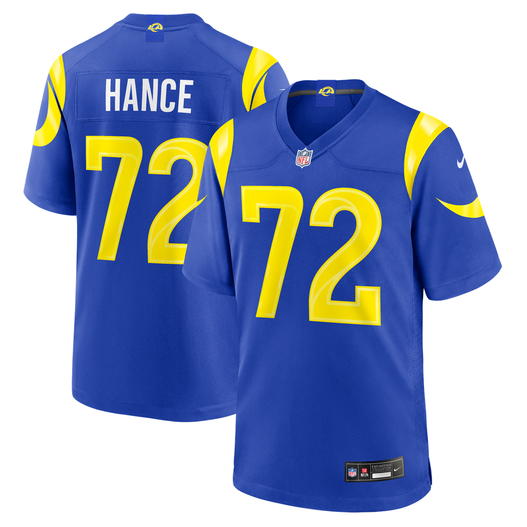 Blake Hance Los Angeles Rams Royal Team Game Jersey