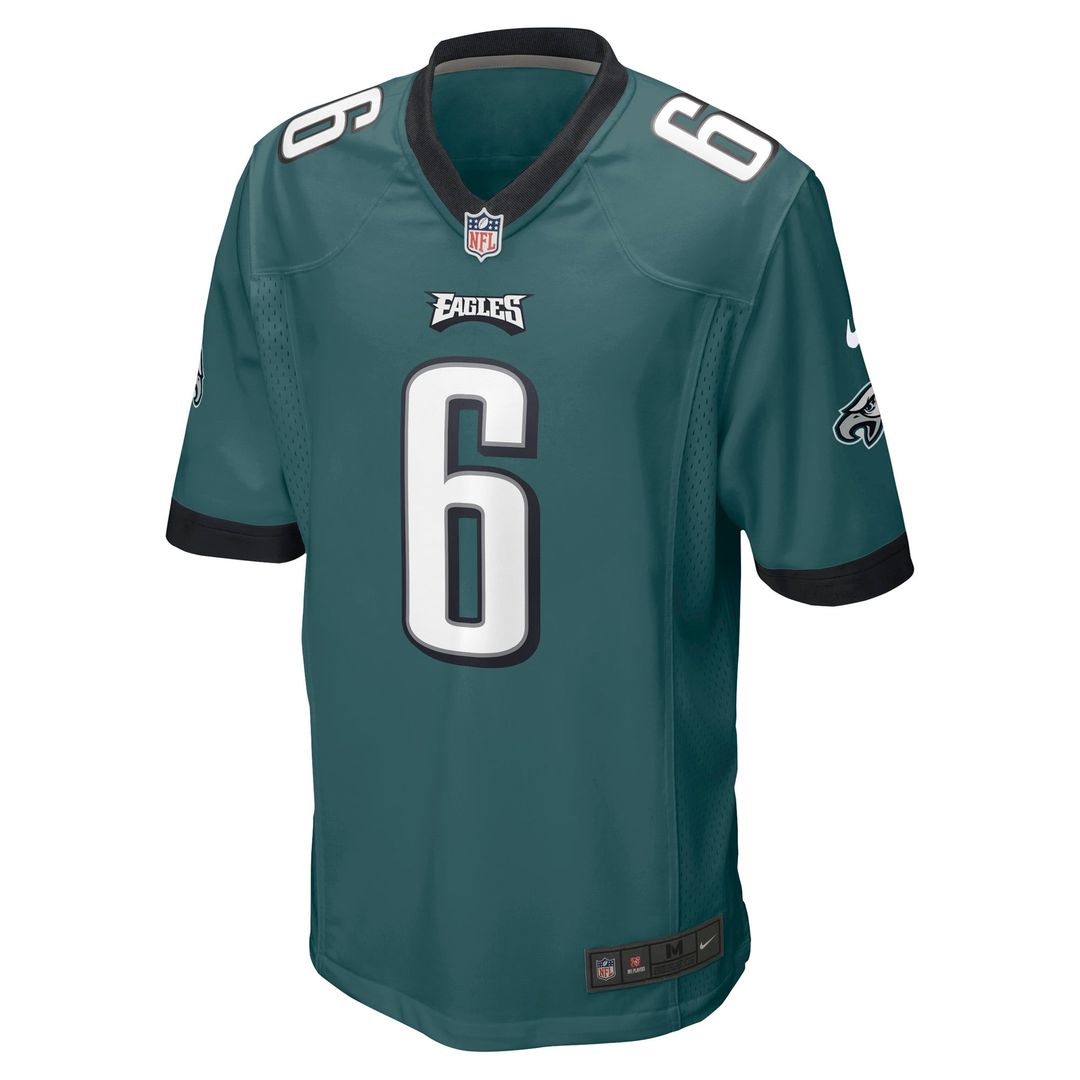 DeVonta Smith Philadelphia Eagles Midnight Green Team Game Jersey