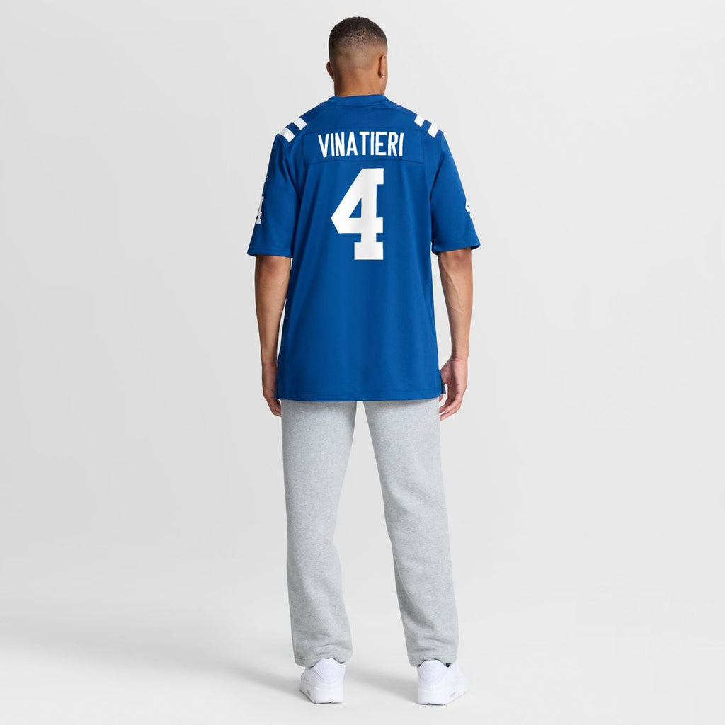 Adam Vinatieri Indianapolis Colts Royal Team Retired Game Jersey