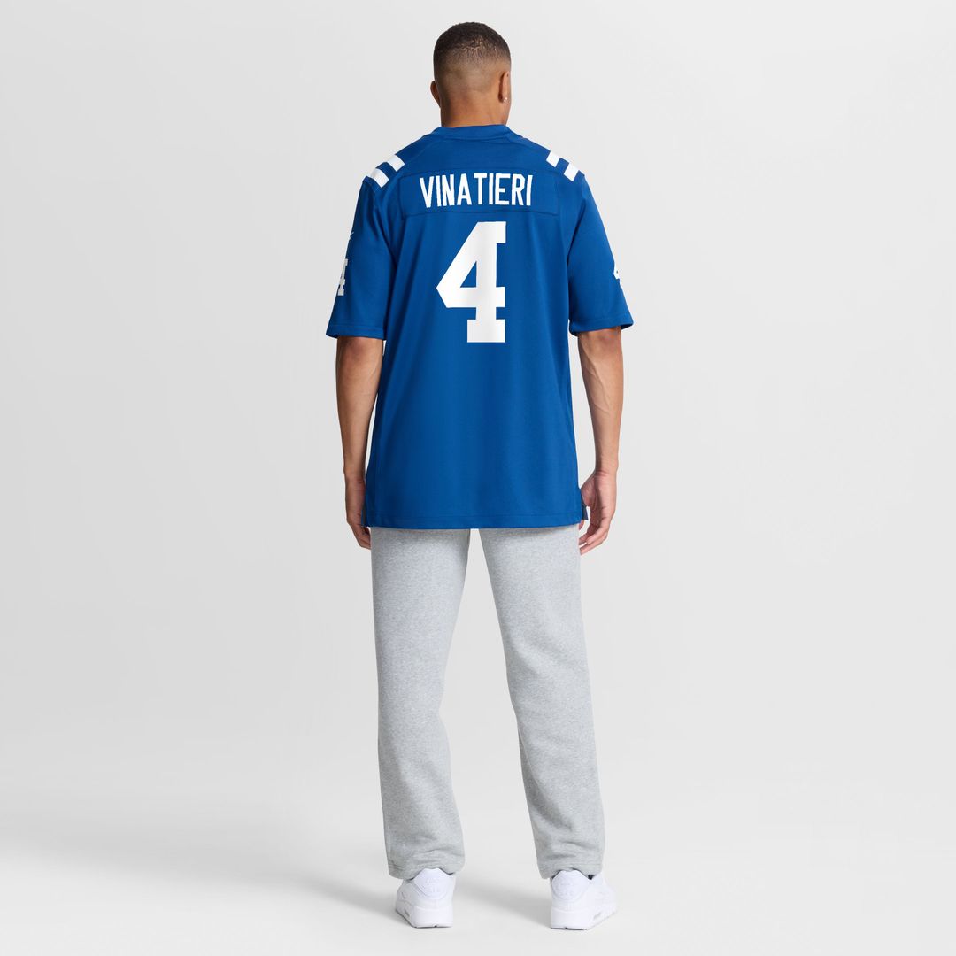 Adam Vinatieri Indianapolis Colts Royal Team Retired Game Jersey