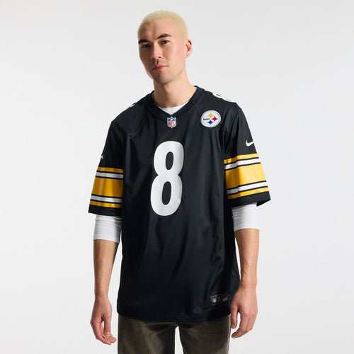 Aaron Rodgers Pittsburgh Steelers Black Game Jersey