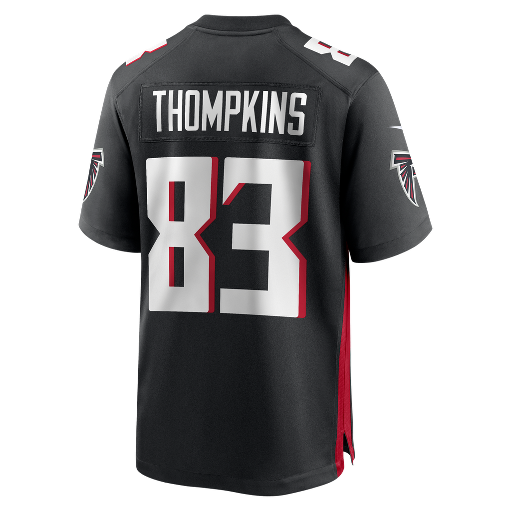 Deven Thompkins Atlanta Falcons Black Team Game Jersey