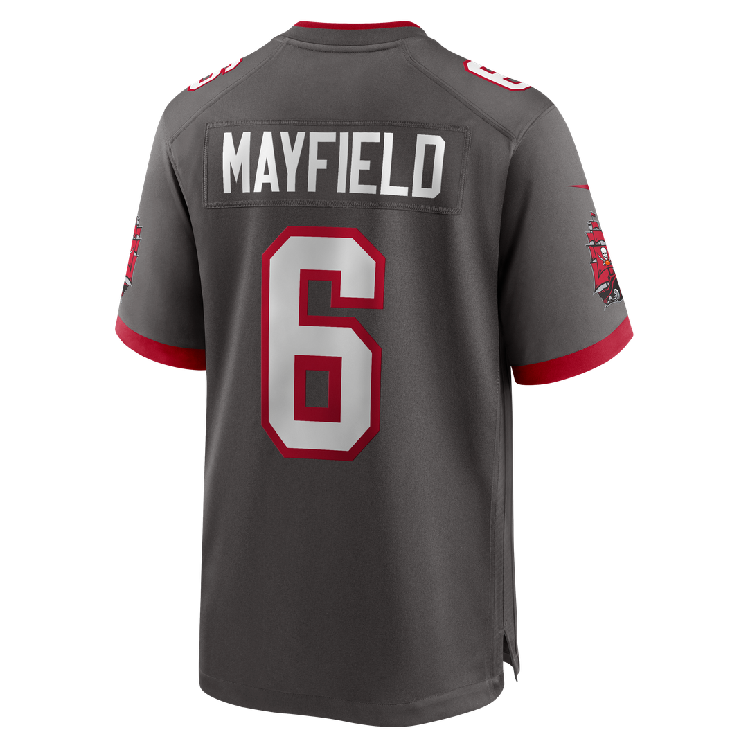 Baker Mayfield Tampa Bay Buccaneers Pewter Alternate Game Player Jersey