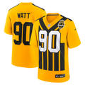 T.J. Watt Pittsburgh Steelers Gold Alternate 1933 Throwback Game Jersey