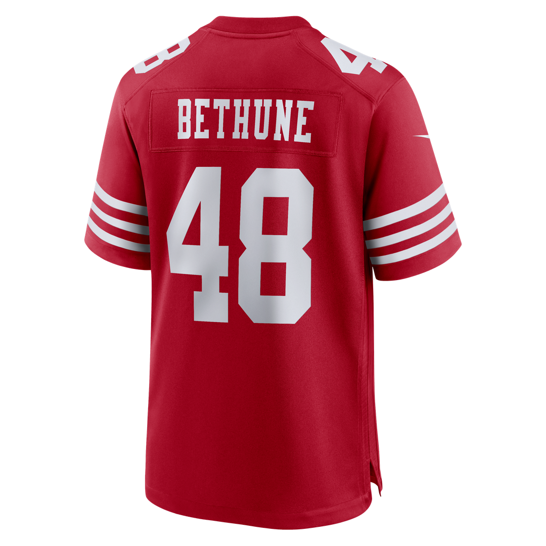 Tatum Bethune San Francisco 49ers Scarlet Game Jersey