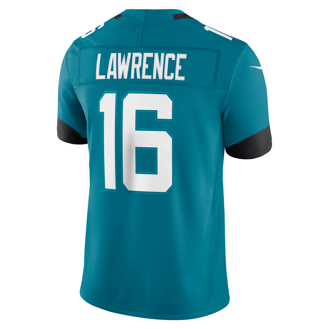 Trevor Lawrence Jacksonville Jaguars Teal Team Vapor F.U.S.E. Stitched Limited Jersey