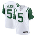 Garrett Wilson New York Jets White Classic Alternate Game Jersey