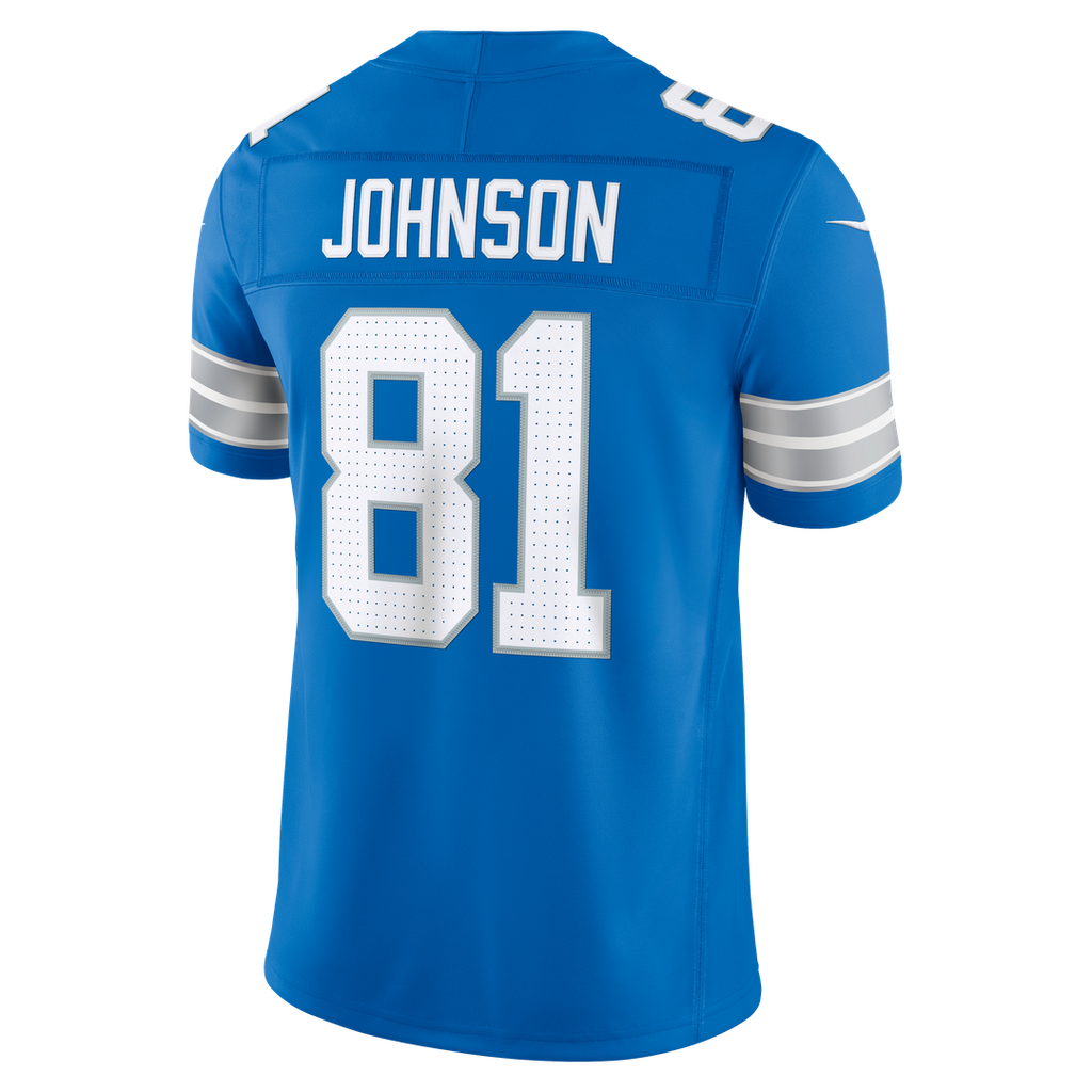 Calvin Johnson Detroit Lions Black Alternate Vapor F.U.S.E. Stitched Retired Limited Jersey