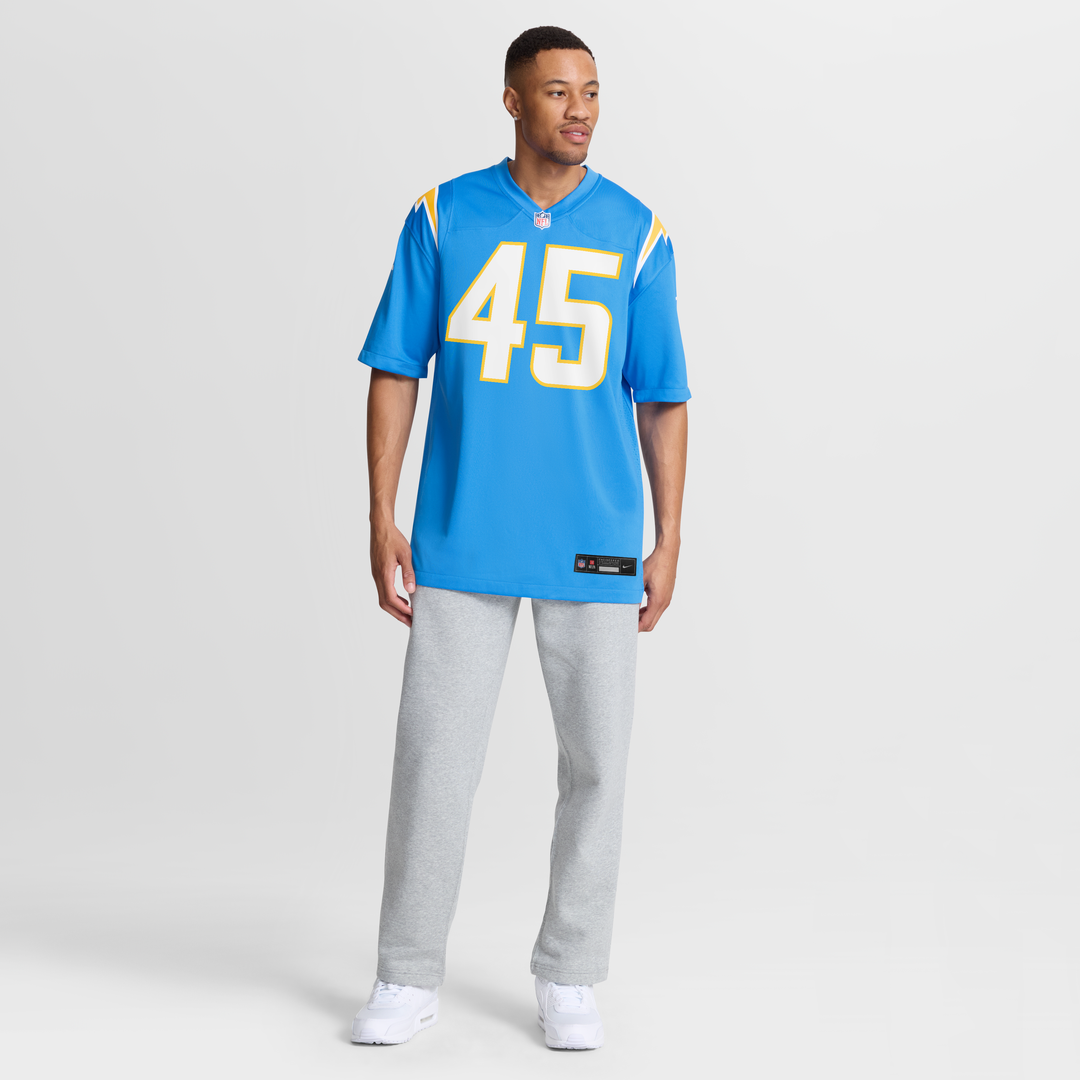 Tuli Tuipulotu Los Angeles Chargers Powder Blue Team Game Jersey