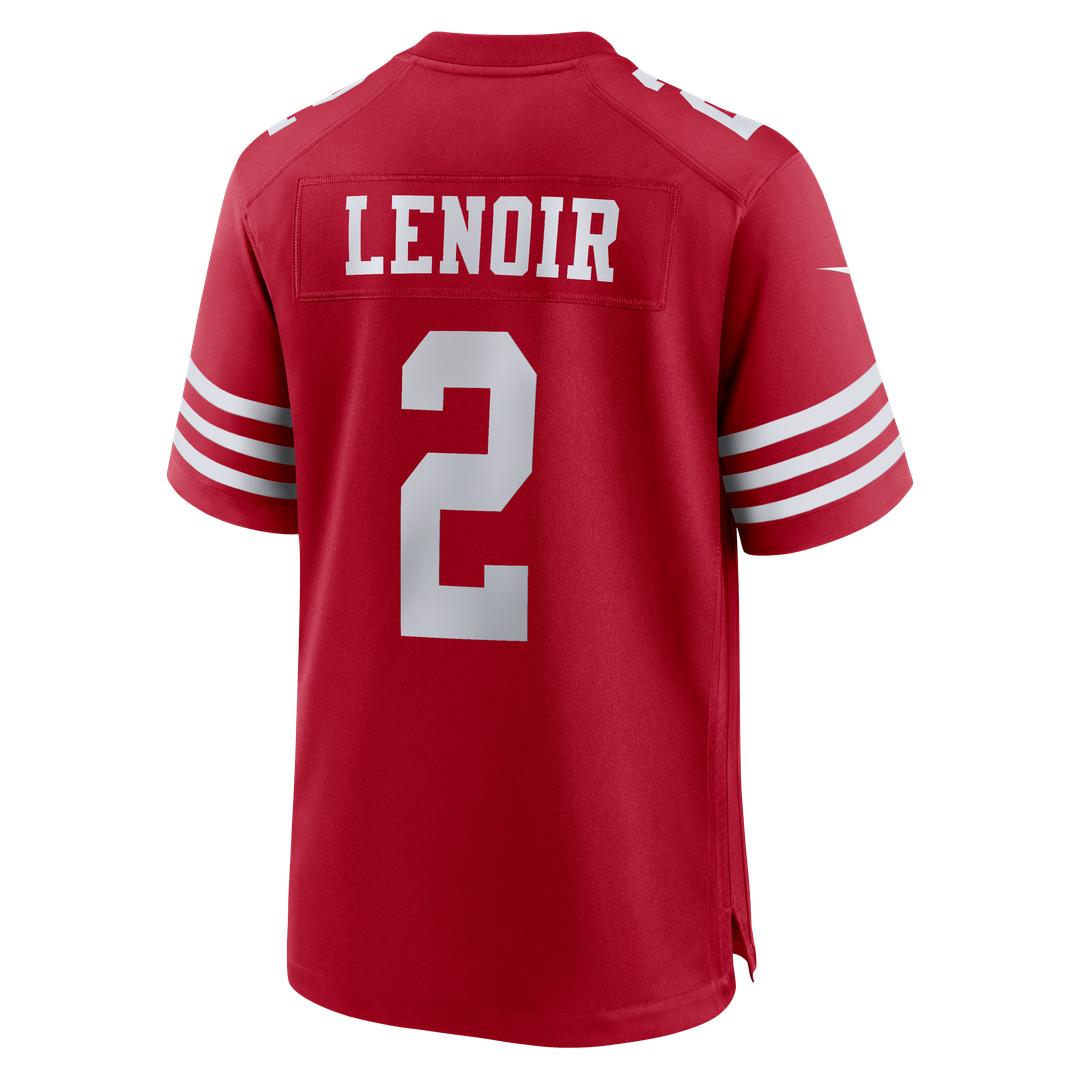 Deommodore Lenoir San Francisco 49ers Scarlet Game Jersey