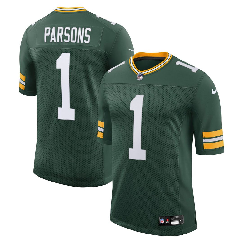 Micah Parsons Green Bay Packers Green Vapor Untouchable Stitched Limited Jersey