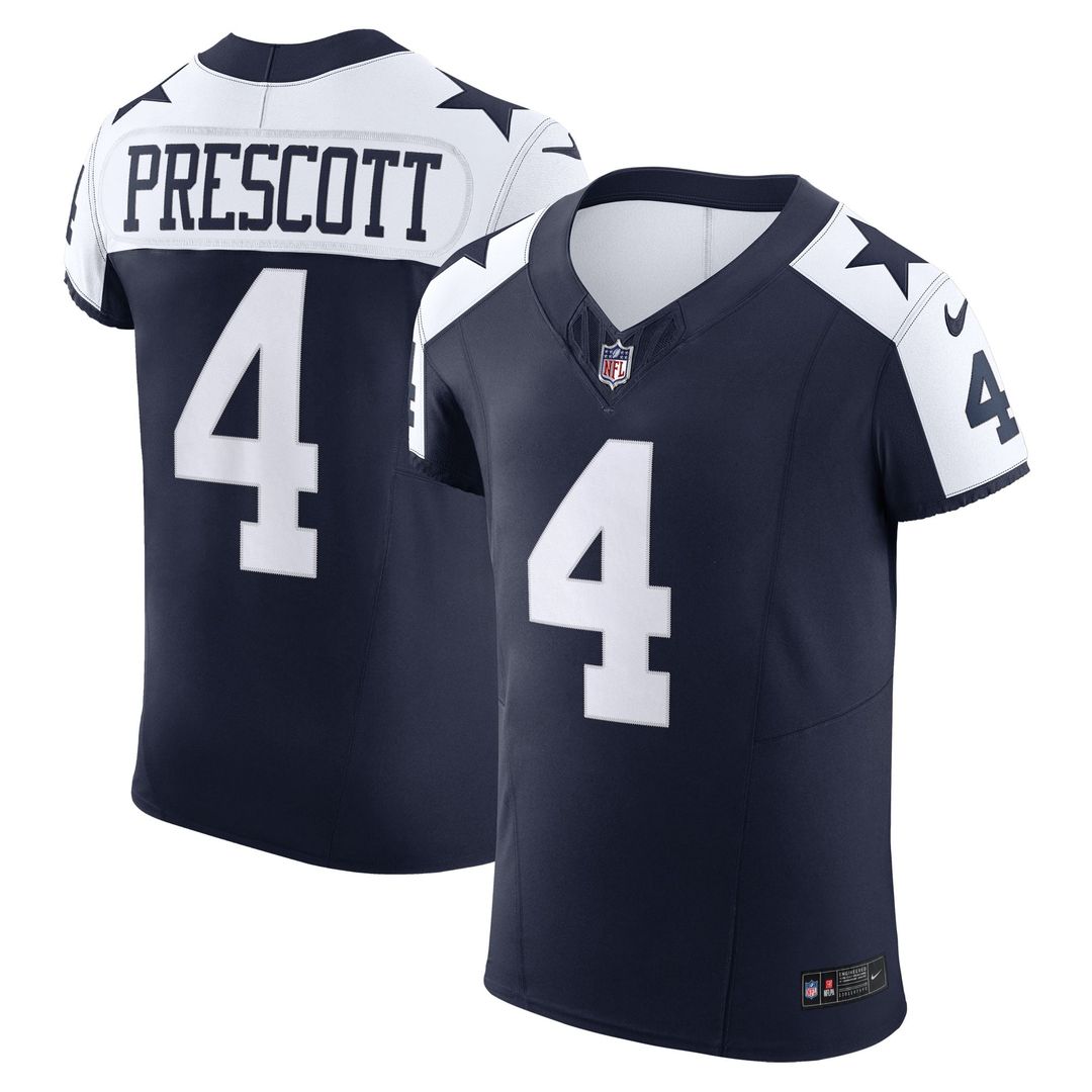 Dak Prescott Dallas Cowboys Navy Alternate Vapor F.U.S.E. Elite Jersey