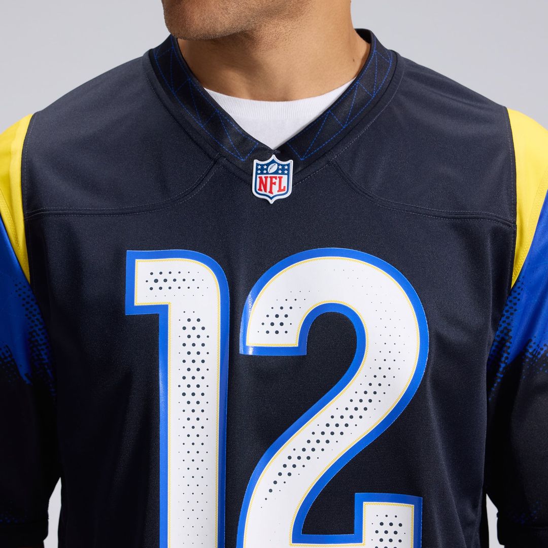 Puka Nacua Los Angeles Rams Dark Blue Rivalries Collection Game Jersey