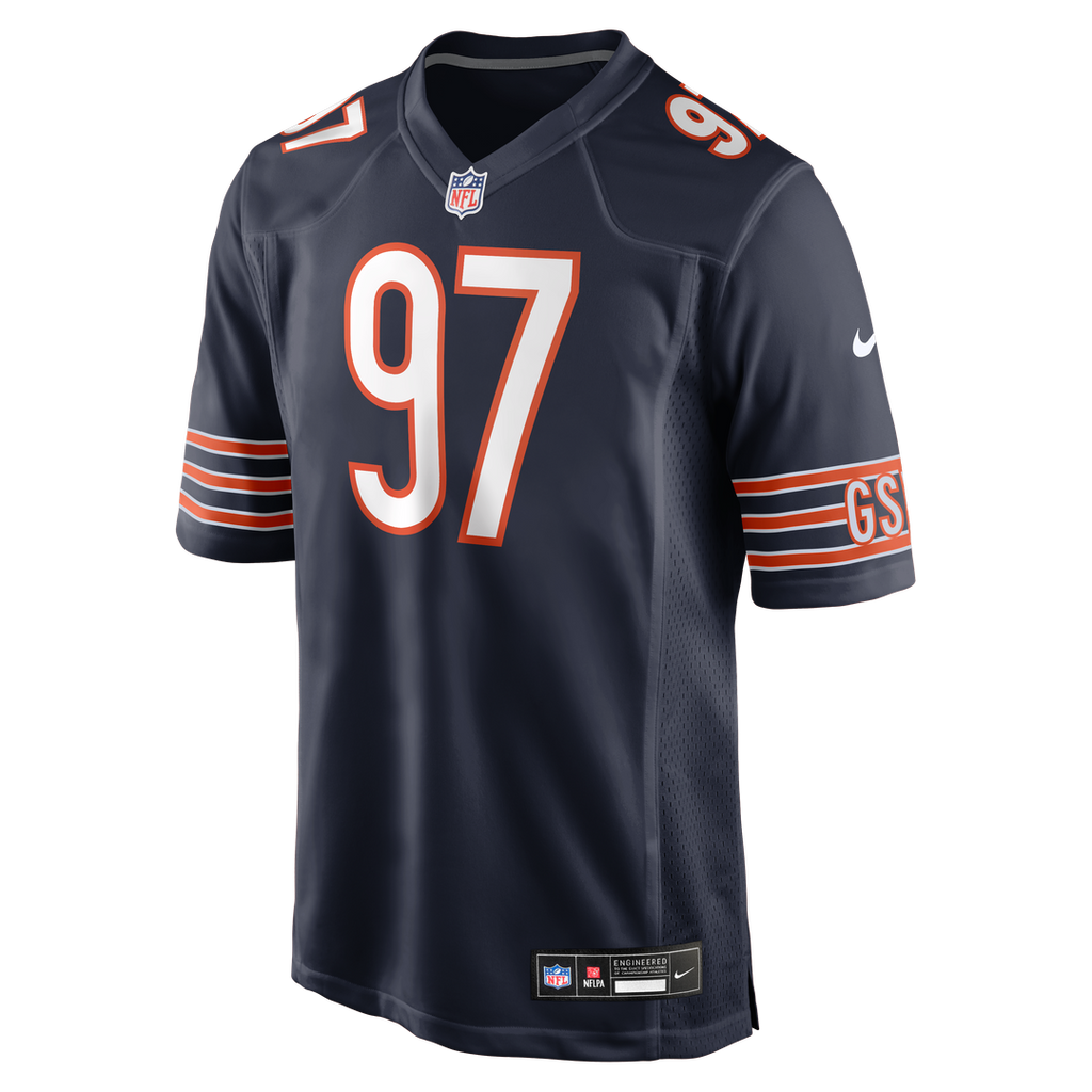 James Lynch Chicago Bears Navy Team Game Jersey