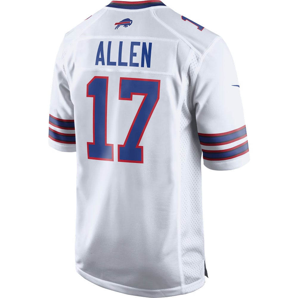 Josh Allen Buffalo Bills White Game Player Jersey
