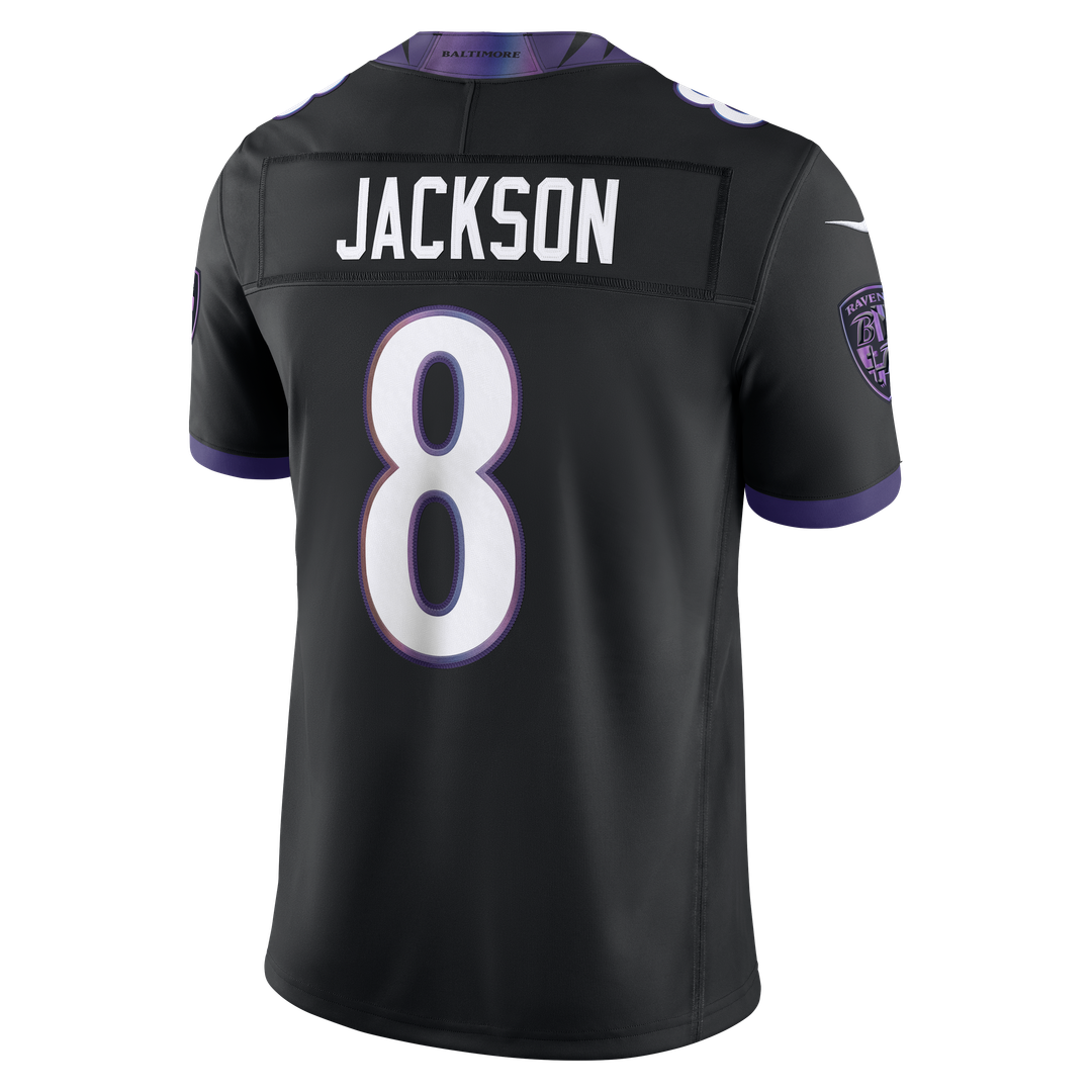 Lamar Jackson Baltimore Ravens Black Alternate Alternate Vapor F.U.S.E. Stitched Limited Jersey