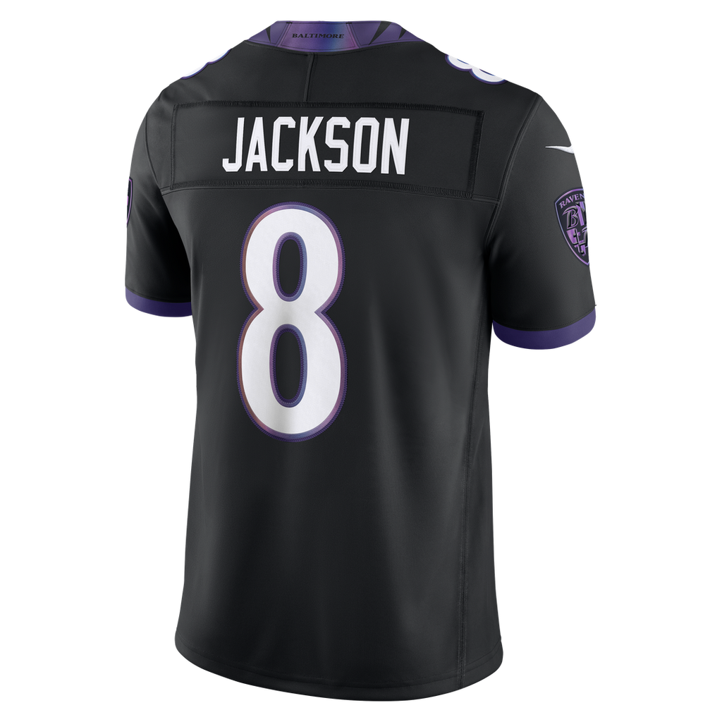 Lamar Jackson Baltimore Ravens White Vapor F.U.S.E. Stitched Limited Jersey