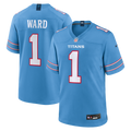 Cameron Ward Tennessee Titans Light Blue Game Jersey