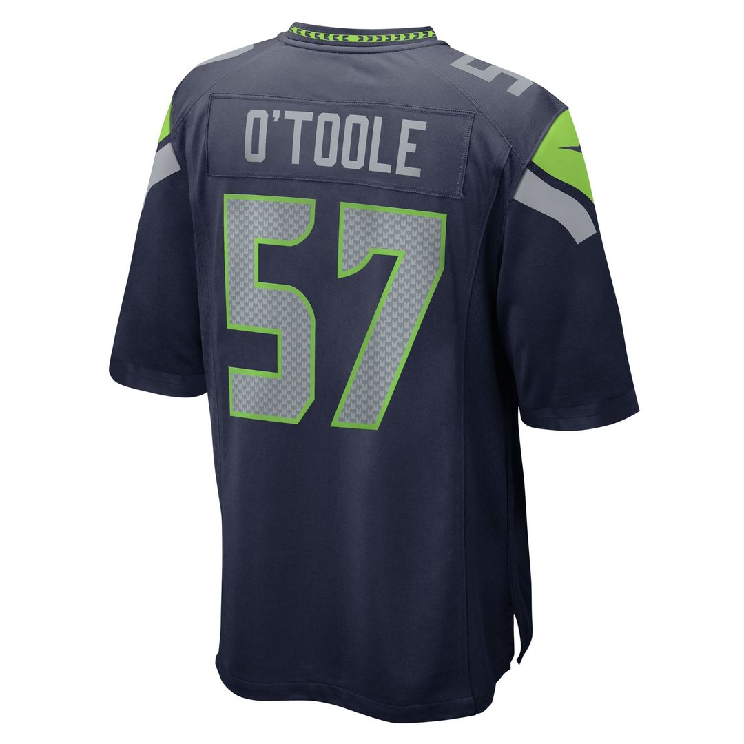 Connor O'Toole Seattle Seahawks College Navy Team Game Jersey