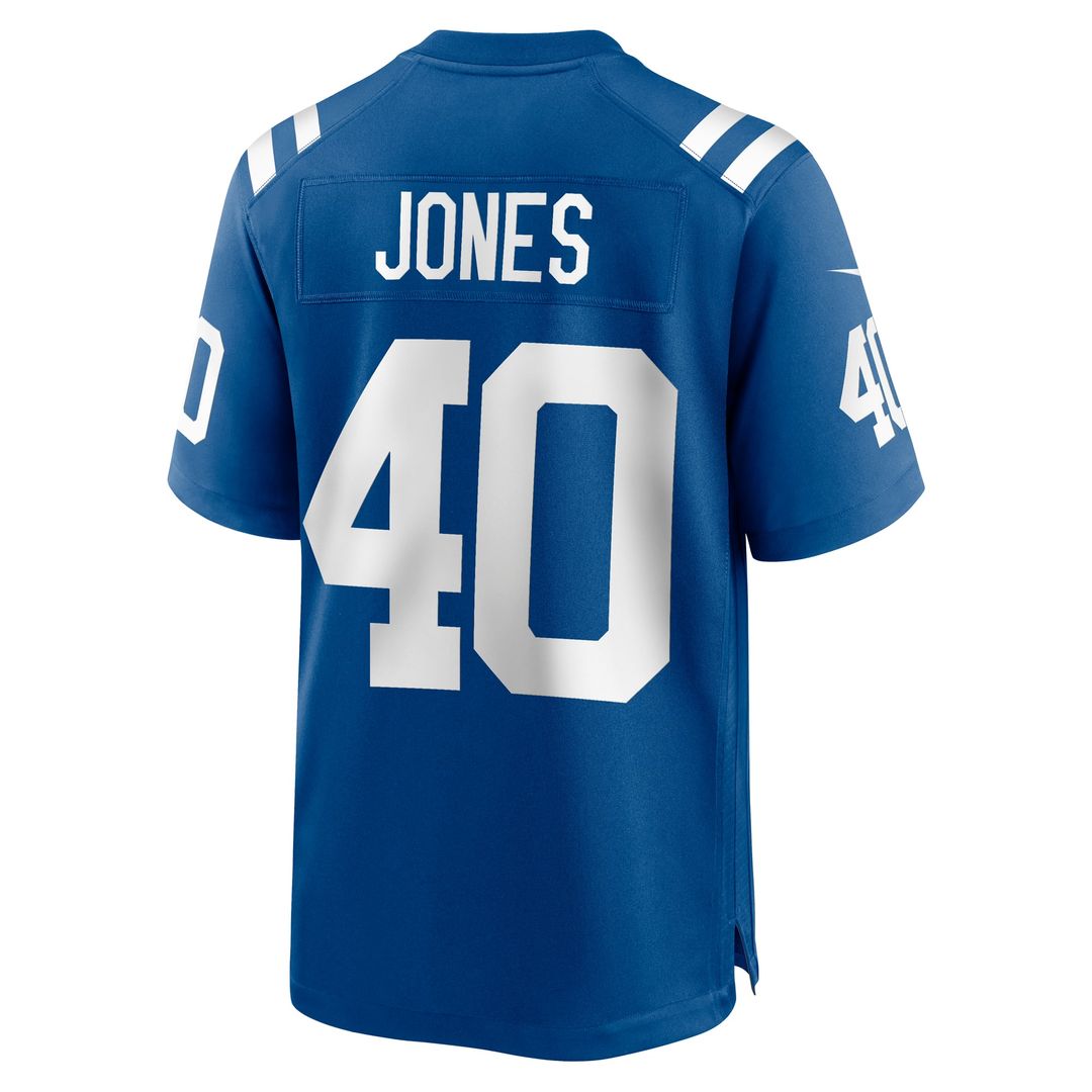 Jaylon Jones Indianapolis Colts Royal Team Game Jersey