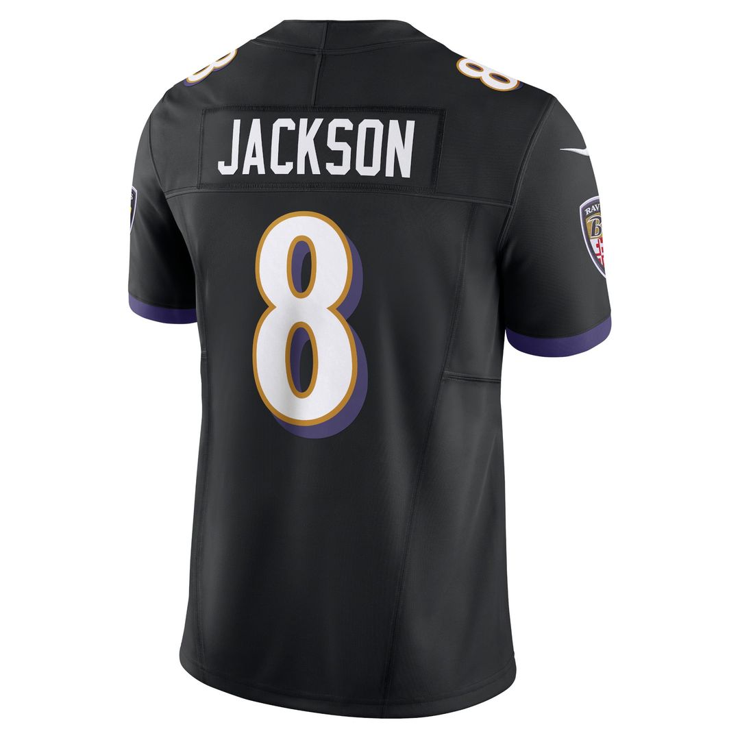 Lamar Jackson Baltimore Ravens Black Vapor F.U.S.E. Limited Jersey
