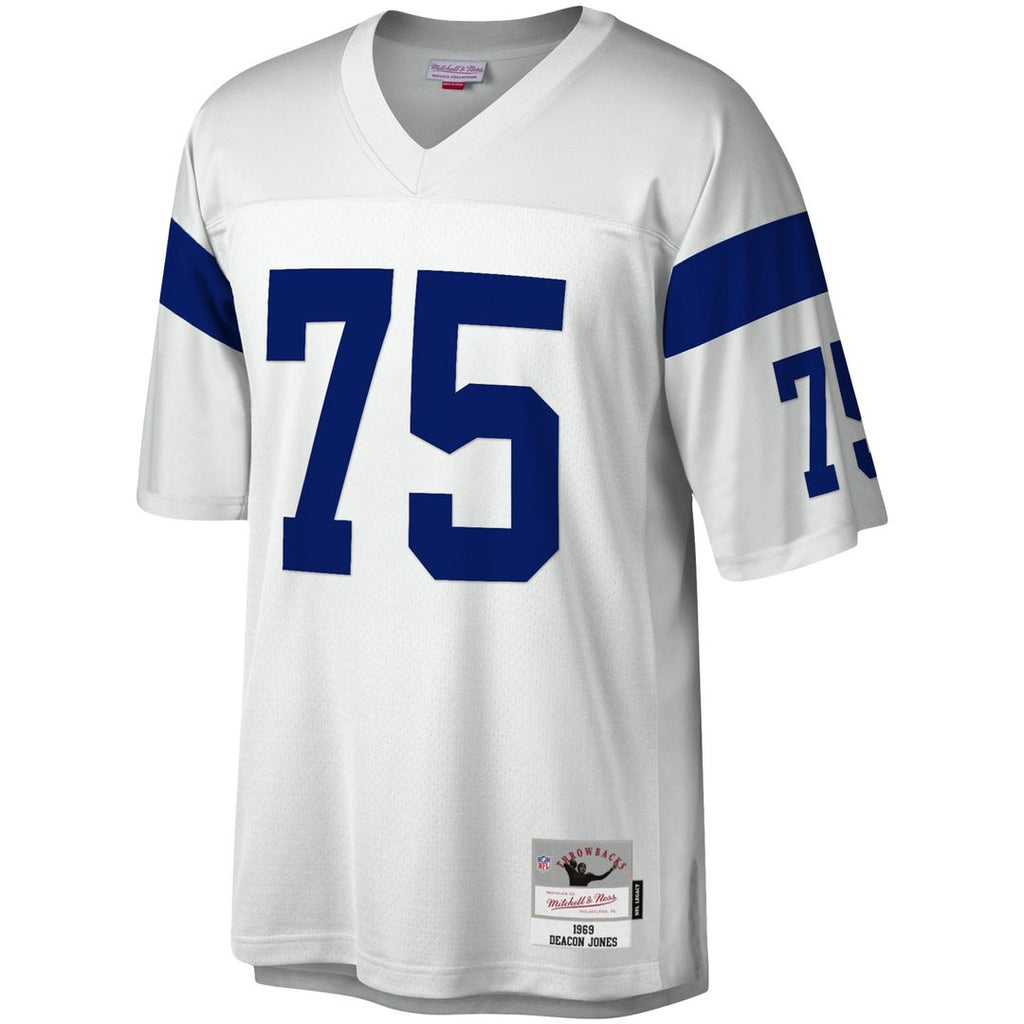 Deacon Jones Los Angeles Rams White Legacy Replica Jersey