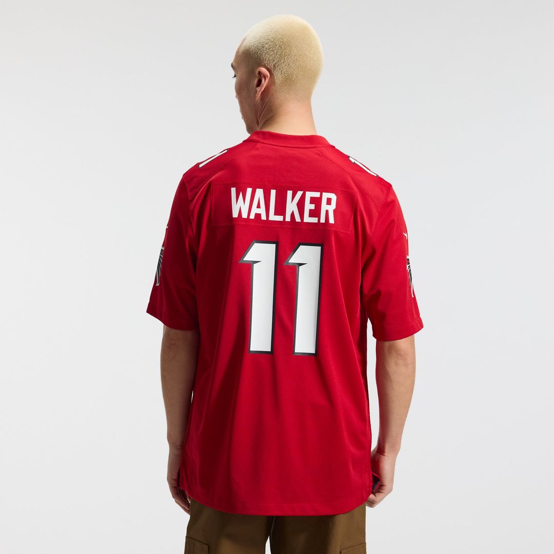 Jalon Walker Atlanta Falcons White Game Jersey